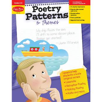 Poetry Patterns & Themes, Grade 3 - 6 Teacher Resource - (Writing Skills Essentials) by  Evan-Moor Educational Publishers (Paperback)