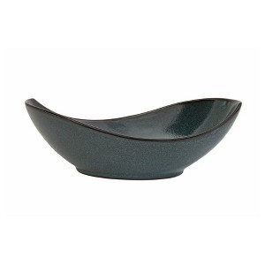 D&V Ston Porcelain Dinnerware Oval Bowl, 12.25-Inch, Set of 3 - 1 of 4