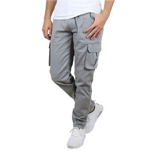 Blu Rock Men's Flex-Stretch Cotton Cargo Pants, 31-Inch Inseam - Comfortable and Durable - 1 of 4