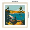 Amanti Art A Scenic View I by Walker Noble Wood Framed Wall Art Print - 4 of 4