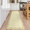 Modern Plain Area Rug Machine Washable Easy To Clean Indoor Carpet Stain Resistant Non Shedding Low Pile Thin Throw Rug Non Slip Floor Cover - 4 of 4
