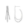 Silpada 'Accomplishing' Sterling Silver Hoop Earrings - 2 of 4