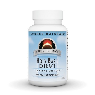 Holy Basil Extract 450MG by Source Naturals, Inc.  -  60 Capsule
