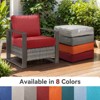 Buenhomino 6-inch Outdoor Cushion Set, 24"x24" Replacement Water Resistant Zippered Cushion for Chairs,8 Colors - 2 of 4