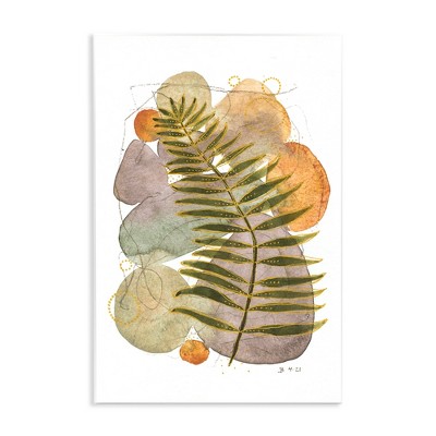 Stupell Industries Abstract Fern & Pebbles, 13" x 19"