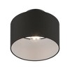 Livex Lighting Bainbridge 1 - Light Semi-Flush Mount in  Black - 3 of 4