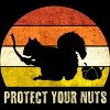 Men's Design By Humans Retro Squirrel Protect Your Nuts By stellaandgrace T-Shirt - image 2 of 2