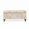Storage Ottoman,Rectangular Ottoman Bench,Upholstered Storage Bench,Foot Rest for Living Room, Entryway and Bedroom, - 2 of 4