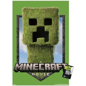 Trends International A Minecraft Movie - Creeper Logo Unframed Wall Poster Prints - 1 of 4