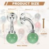 Unique Bargains Ceramic Coat Key Hanging Drawer Wardrobe Cabinet Handles 4 Pcs - 2 of 4