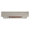 Vintage TV Stand for TVs up to 70" with Electric Fireplace - Festivo - 3 of 4