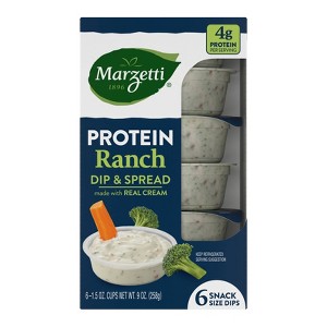 Marzetti Protein Ranch Snack Pack Dip - 1.5oz/6ct : Target