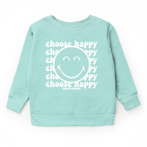 The Juniper Shop SmileyWorld Choose Happy Smiley Face Youth Sweatshirt - 1 of 4