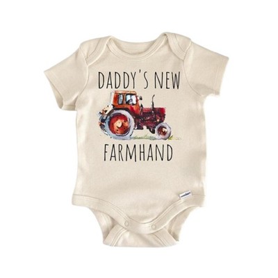 Farmhand Farmer Tractor - Baby Boy Girl Clothes Infant Onesie® Funny ...
