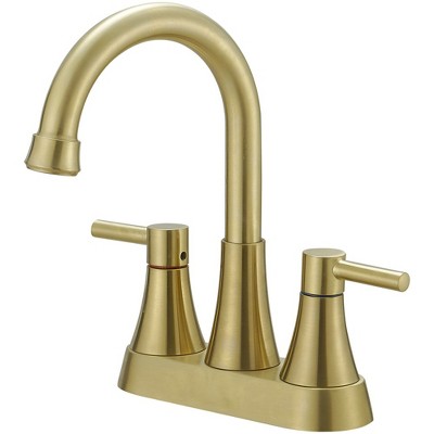 BWE 4 in. Centerset 2-Handle High-Arc Bathroom Faucet