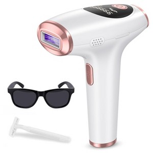 Hair Removal Device, IPL Hair Removal, Laser Hair Removal for Women and Men 999,999 Flashes Permanent for Facial Legs Arms Bikini Line Whole Body Use - 1 of 3