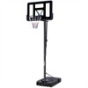 YONWAY Teenagers Portable Basketball Hoop Height Adjustable basketball hoop stand 7.5ft - 10ft with 44 Inch Backboard and Wheels for Adults Teens - 2 of 4