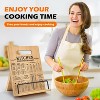 The Ultimate Gift for Cooks: Bamboo Cookbook Stand with Measurement Chart | Adjustable, Sturdy Kitchen Organizer - 4 of 4