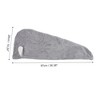 Unique Bargains Comfortable Rabbit Ears Hair Towel 1 Pc - 2 of 4