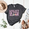 Simply Sage Market S.W.Smiley Live Life in Full Bloom Smiley Short Sleeve Tee - 3 of 4