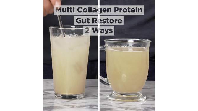 Ancient Nutrition Multi Collagen Protein Gut Restore Powder - 8.4oz, 2 of 7, play video