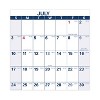 Academic Erasable Reversible Extra Large Wall Calendar, 48 x 32, White/Blue/Red, 12 Month (July to June): 2025 to 2026 - 4 of 4