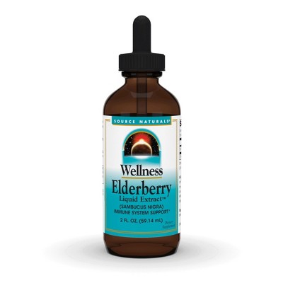 Wellness Elderberry Extract Liquid Extract by Source Naturals, Inc.  -  2 oz Liquid