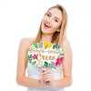 Big Dot of Happiness Last Luau - Tropical Bachelorette Party and Bridal Shower Photo Booth Props Kit - 20 Count - 3 of 4