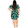 Women's Plus Size Tulip Dress - black | CITY CHIC - 3 of 4