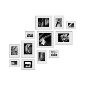 Haus and Hues Sloane Gallery Wall Frame Set with Real Glass and Mat - 1 of 4