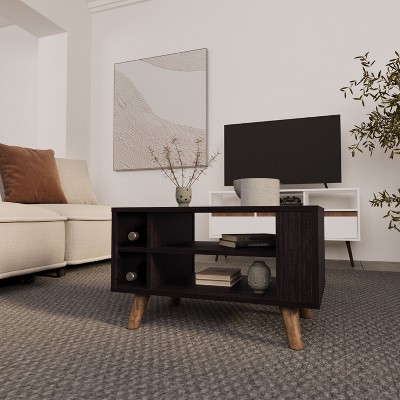 Wengue Coffee Table with Open Storage