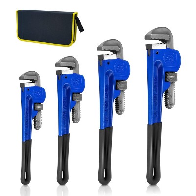 KOTTO Heavy Duty Adj. Pipe Wrench, Toolbox, Hand Tools Plumbing, Storage Bag