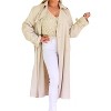 Women's Noise Trench Coat - WithBlack - 3 of 3