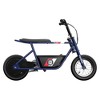 Razor Rambler 12 Electric Retro Minibike for Adults with 250W Motor, 12 Inch Tires, & 24V Battery, Dark Blue - 4 of 4