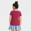 Girls' Short Sleeve Ribbed T-Shirt - Cat & Jack™ - 2 of 3