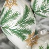 5.5"H & 4"H Sullivans Christmas Fresh Woodland Ornament Set of 3  White-Green - 2 of 2
