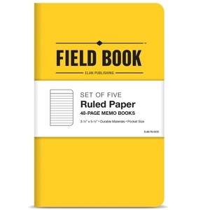 Elan Publishing Company Mini Field Book Set - Line Text / Yellow Cover - 1 of 4