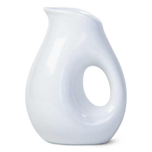 tagltd Whiteware Porcelain Oval Pitcher Small, 12 oz - image 1 of 4