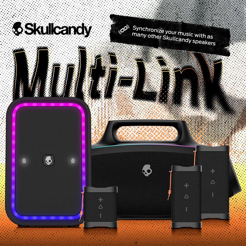 Skullcandy Stomp Wireless Bluetooth Party Speaker (Black), 5 of 8