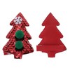 Unique Bargains Christmas Tree Hair Clips for Christmas 2.17"x1.18"x3.1" 1 Pair - 4 of 4