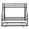 VYNXARIA Twin Over Full Metal Bunk Bed with Trundle ¨C Space-Saving Solution - 4 of 4