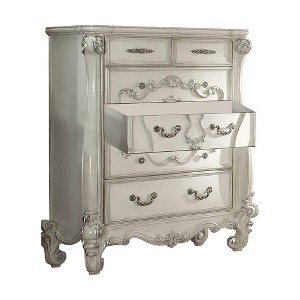 47" Versailles Bedroom Sets Bone White - Acme Furniture: Royal Style, 5-Drawer Storage - 1 of 4