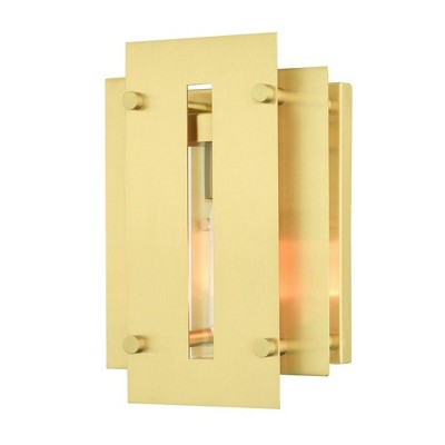 Livex Lighting Utrecht 1 - Light Wall Light in  Satin Brass