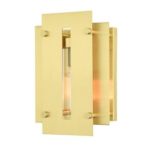 Livex Lighting Utrecht 1 - Light Wall Light in  Satin Brass - 1 of 2