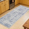 Vintage Washable Area Rug – Distressed Non-Slip Stain-Resistant Carpet for Living Room, Bedroom, Office - 4 of 4