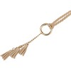 INSPIRE CHIC Women's Woven Braided Rope Tassels Chain Skinny Boho Waist Belts 1 Pc - 2 of 4
