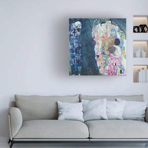 Gustave Klimt 'Death and Life' Canvas Art - 1 of 4