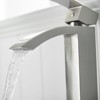 PAGED Tall Bathroom Faucets, Single Hole Bathroom Sink Faucet, Single Handle Vanity Basin Faucet with Pop Up Drain - 3 of 4