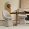 Spruce&Spring Swivel Dining Chair with High Curved Back & Conical Base - 2 of 4