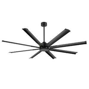 Airsurfer 72" Large Ceiling Fan with Remote, 8 Aluminum Blades, Reversible Quiet Motor, No Light - 1 of 4